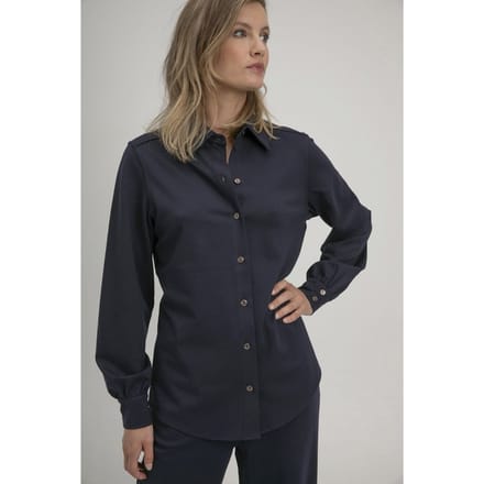 Josephine & Co Sami Blouse Navy Größe: 34 | Longsleeves Outlet | Damen | Blau