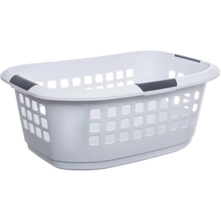 5Five Wasmand extra groot - wit - kunststof - 51 liter - 67 x 47 x 27 cm
