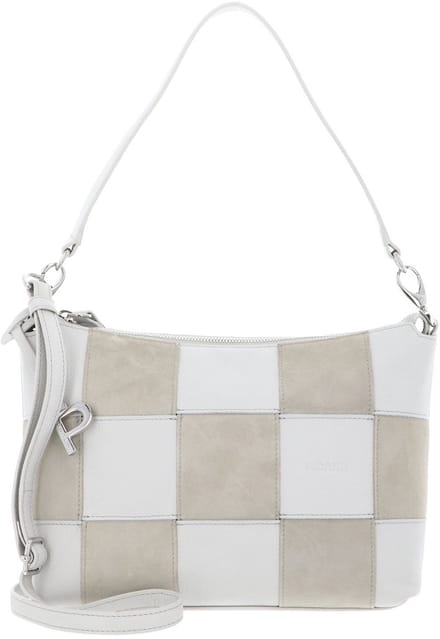 PICARD Leren Schoudertas Chess Crossbody Bag Shark Lichtgrijs