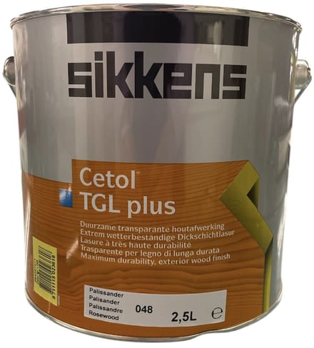 Sikkens Cetol TGL Plus - Transparante Houtbecherming - Glans - Palissander 048 - 2.50 L