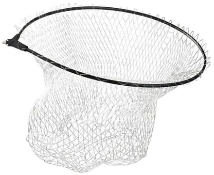 Zunzun Oval Mn Landingsnetkop Zilver 65 x 55 cm