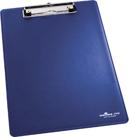 Klembord durable 2350 a4 met kopklem blauw | 5 stuks