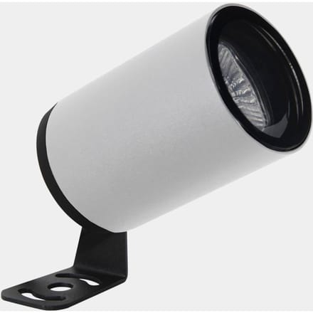 LEDS-C4 Eko buitenspot, wit, hoogte 15,7 cm, aluminium