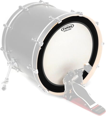 Evans EMAD Coated 22", BD22EMADCW, basDrum Batter - Bass drumvel
