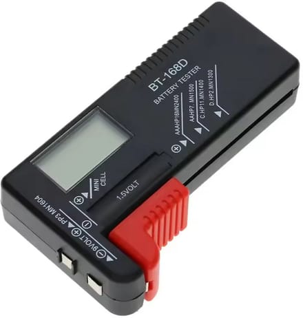 New Age Devi - Digitale batterij tester - Battery tester - Batterij meter - Zwart