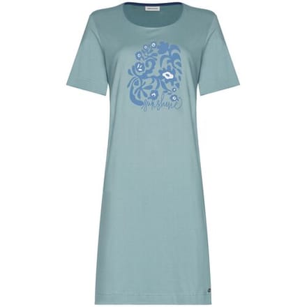 Pastunette - Nachthemd - Stone Blue - Katoen - Blauw - Maat 52