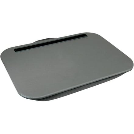 VALUE schootblad / laptop-/tabletblad met kussen, grijs