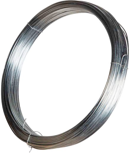 Spandraad 2.50mm 100m zwaar verzinkt.