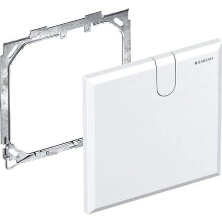 Geberit cover plate for washbasin taps with flush-mounted function box 116.425.11.1