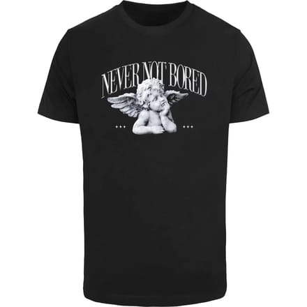 Mister Tee - Never Not Bored Heren T-shirt - L - Zwart