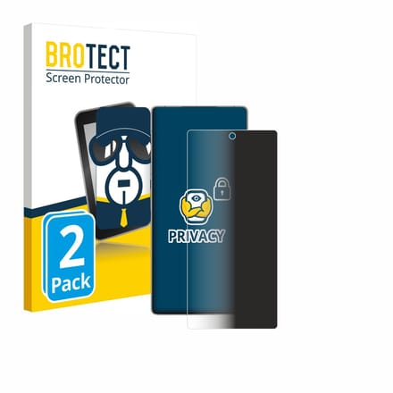 BROTECT - privacy screenprotector voor ZTE Nubia Red Magic 11 Pro Plus - Folie Beschermfolie Blauwlichtfilter 2 Stuks