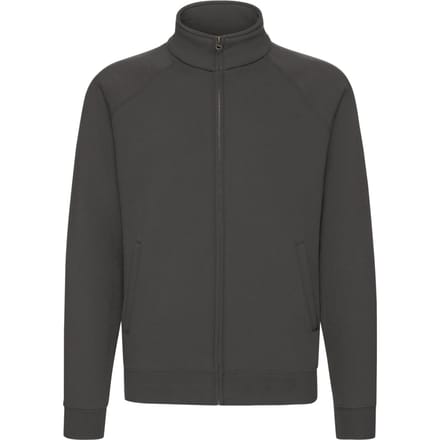 Fruit of the Loom Sweatjack Heren Premium (Licht Grafiet)