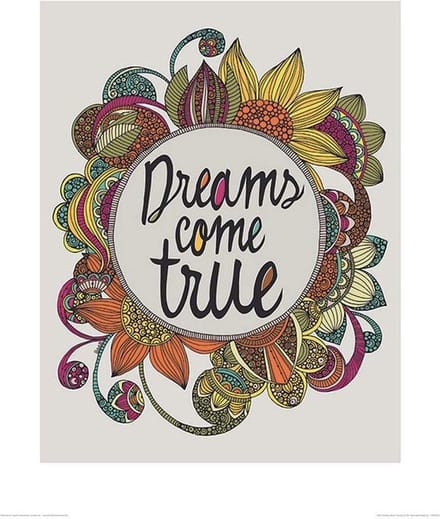 Kunstdruk Valentina Ramos - Dreams Come True 40x50cm
