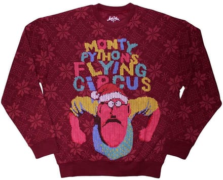 Monty Python - Flying Circus Grumpy Man Sweater/trui - XL - Rood