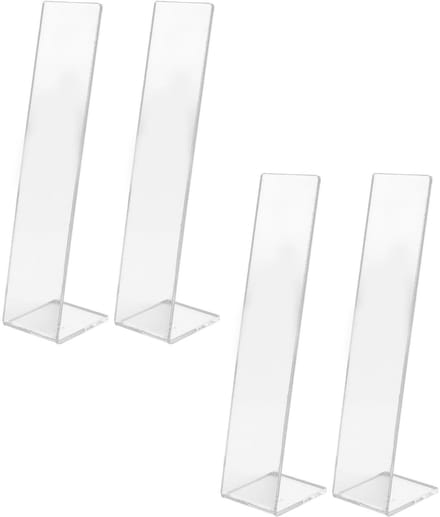 Dailygoods- Haarclip Displayhouder - 4-pack - Duurzaam Acryl - Lichtgewicht Organizer - Multifunctioneel - Transparant Design - Haaraccessoire