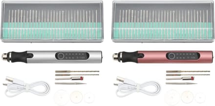 Graveerpen Set - Etspen Boren - Hobby Projecten - Draadloos Opladen - 3 Snelheden - Metaal
