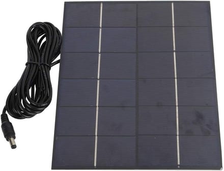 Zonnepaneel - Mini Paneel - Doe-het-zelf Projecten - Hoge Conversie - 5.5W 6V - Zwart