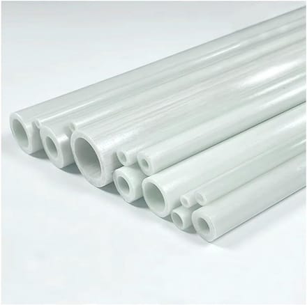Glasvezelbuizen - Composiet staven - Doe-het-zelf projecten - Lichtgewicht en sterk - 2 stuks 500 mm - Wit