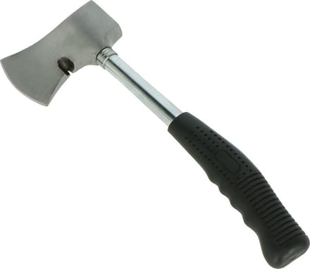 Benson Multifunctionele bijl - Gebogen steel - Anti-slip soft grip - 34 cm - 900 gram