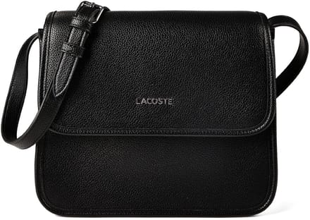 LACOSTE schoudertas Messenger Bag Noir zwart