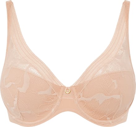 Chantelle True Lace Plunge Spacer BH Beige 70 E