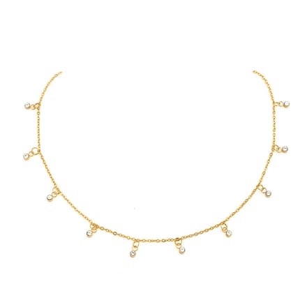 Victorious Dames Ketting - Goud - Model: Glitter