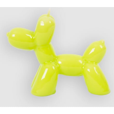 HELIO FERRETTI Lime Balloon Dog Kaars geel