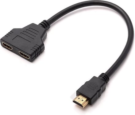 NÖRDIC SGM-143 HDMI splitter 1 output naar 2 input - 1080p - Zwart