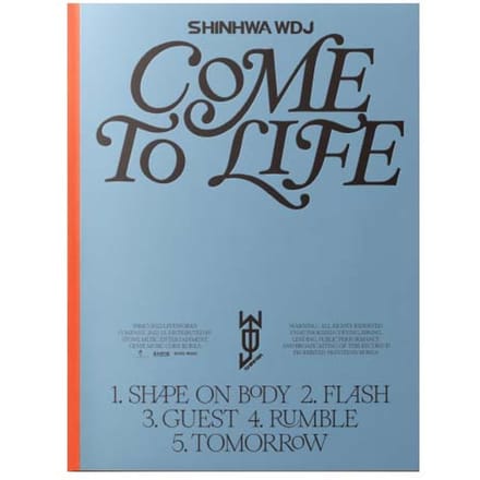 SHINHWA WDJ Le premier mini-album « Come To Life » gray