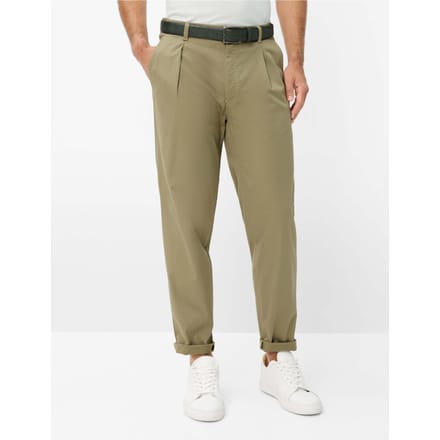 Brax Heren Chino  Style TINO JUNGLE, groen, maat 31/32