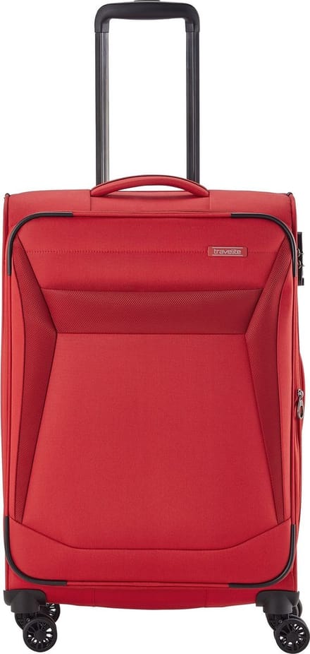 travelite Chios 4W Trolley Red Rood 67cm