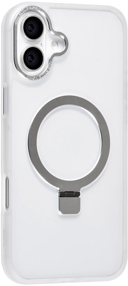 TUNIQ telefoonhoesje voor Apple iPhone 16 Plus - MagSafe siliconen backcover - Wit