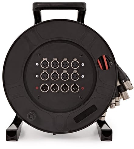 SubZero 12 Channel Drum Stage Box, 8 In 4 Out, 20m
