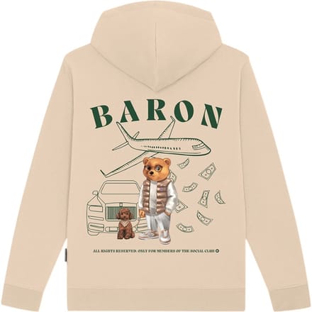 Baron Filou Heren Trui Bruin CXLVI/SAND Backprint