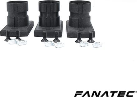 3-Pack Fanatec QR1 Stuurhouder voor Sim Rig Kleur: Zwart