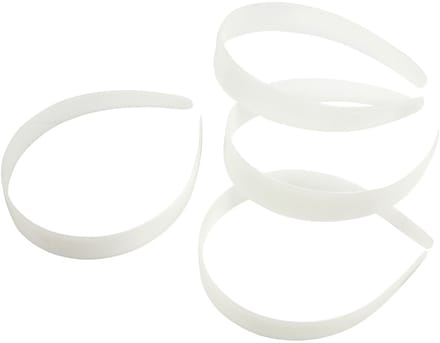 CC Haarband 25 mm Wit 5 stuks