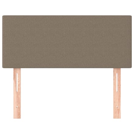 vidaXL - Hoofdbord - 80x5x78/88 - cm - stof - taupe