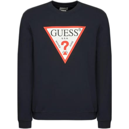 Guess Driehoekig sweatshirt met marine logo