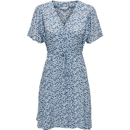 ONLY- ONLEVIDA S/S SHORT DRESS WVN NOOS - Dames - Jurk