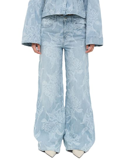 Embroidery Jeans