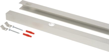 set ophangprofielen voor spiegels tot 17,5kg met schakelaar
