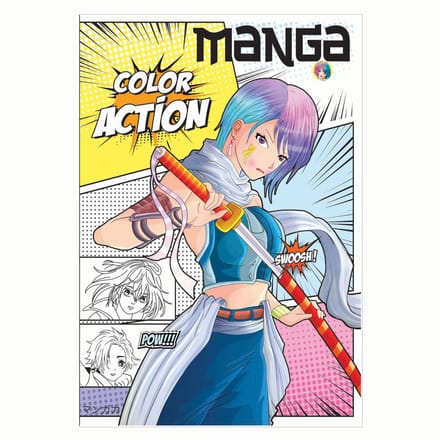 Manga Color Action Kleurboek