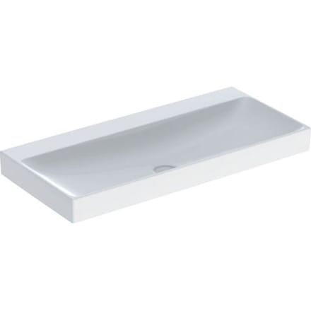 Geberit ONE - Wastafel 105x48x14 cm, zonder overloop, zonder kraangat, KeraTect, wit 505.021.01.4