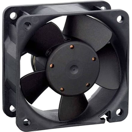 EBM Papst 612NGH Axiaalventilator 12 V/DC 43 m³/h (l x b x h) 25 x 60 x 60 mm
