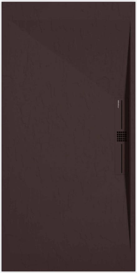 Sanifun douchebak Stone Side Chocolate Slate 1200 x 700 P