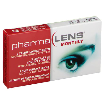 PharmaLens Maandlenzen +3.00 3 Contactlenzen