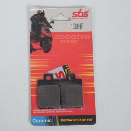 Voor-/achterremblokken 130HF 712HF SBS voor scooter Piaggio 50 Vespa 1993-2000