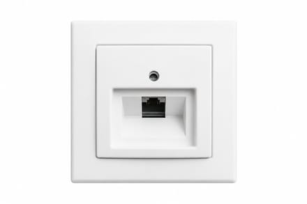 Busch-Jaeger Balance SI RJ45 UTP wandcontactdoos CAT6 compleet wit