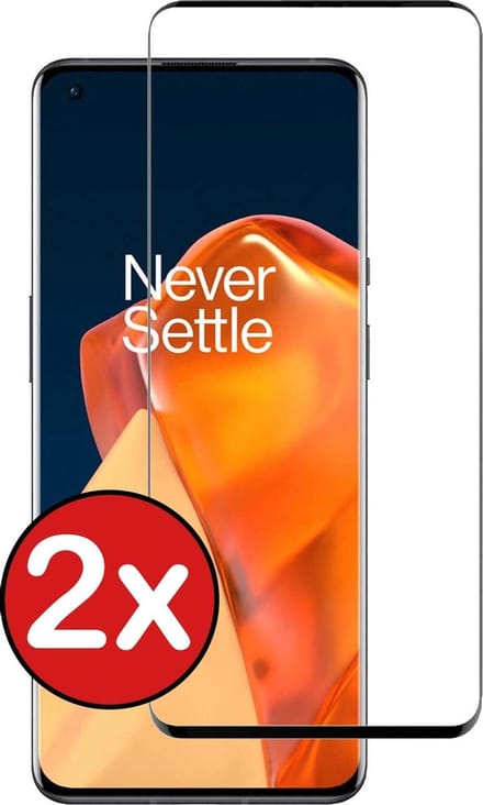 Screenprotector - 2 Stuks - Geschikt voor OnePlus 9 Pro - Full Cover - Beschermglas - Gehard Glas - Tempered Glass - Screen Protector