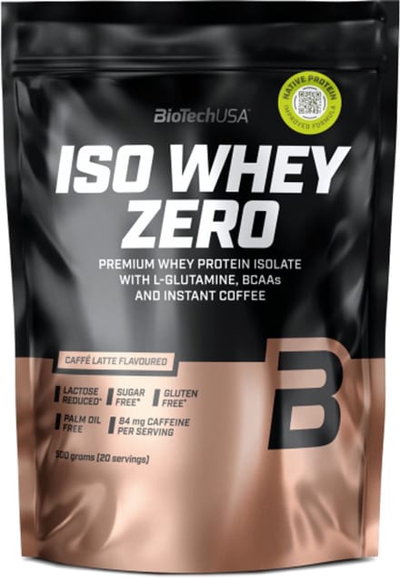 BiotechUSA isolaat eiwitpoeder - ISO WHEY zero (454 g) - smaak: Caffé Latté